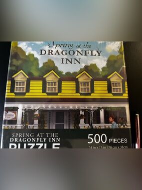 GILMORE GIRLS “SPRING AT THE DRAGONFLY INN” 
24” x 15”   500 PIECES - BRAND NEW